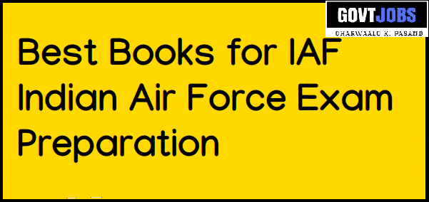 Best Books for IAF Indian Air Force Exam Preparation